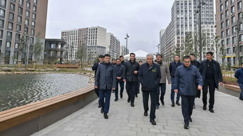 Президент Токаев оценил благоустройство бульвара Greenline: новые перспективы для развития Астаны Астане