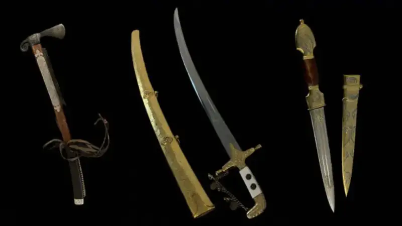 Люксовые ручки, сабли и кинжалы из особняка Карима Масимова проданы на торгах за миллионы Астане