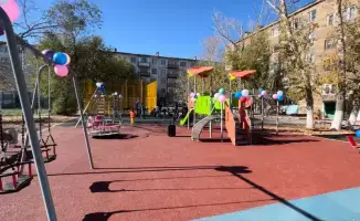 Благоустройство дворов и территорий в Ерейментауском районе