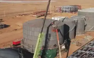 Строительство газозавода на Кашагане продолжается