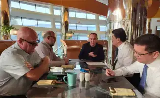 Министр экологии Е.Нысанбаев встретился с Генеральным директором ГЭФ на Всемирном конгрессе в Абу-Даби