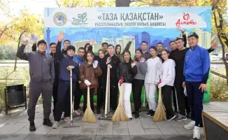 Сообщество Алматы активно участвует в экологической акции «Таза Қазақстан», собрав 2300 участников и высадив 2000 деревьев.