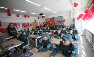 В Алматы открыт новый класс «Юный спасатель» перед Днём Спасателя