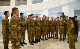 Студенты военной кафедры посетили музей в Астане