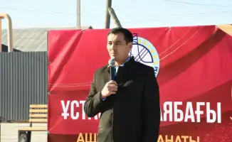 В Исатайском районе открыт новый Парк учителя в знак уважения к педагогам