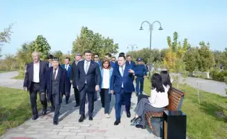 Обновление парка Парасат в Туркестане после капитальной реконструкции