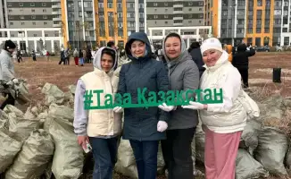 Экологическая акция в Астане: студенты формируют ответственность и единство среди молодежи