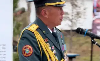 В Атбасаре открыт мемориал в честь 17 воинов, погибших на таджико-афганской границе