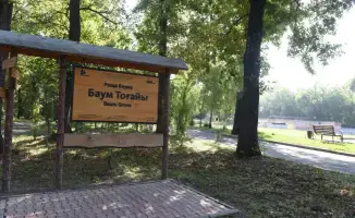 Благоустройство рощи Баума в Алматы