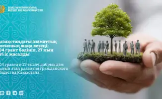 Рост гражданской активности в Казахстане: влияние грантов и волонтерства на общество