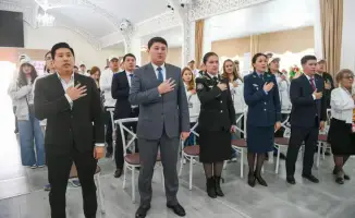 В Конаеве прошел республиканский молодежный слет 'ENBEK FEST', посвященный Году рабочих профессий