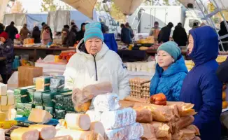Связь города и села: ярмарка аграриев из Павлодарской и Северо-Казахстанской областей в Астане