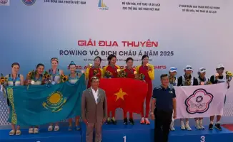 Казахстан завоевывает медали на чемпионате Азии по академической гребле в Хайфоне