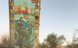 Новый мурал украсил Караганду