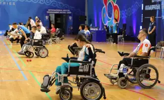 Аким Мангистауской области поддержка международный турнир бочча спортсмены Актау