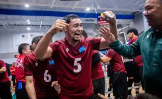 Казахстанская сборная по волейболу сидя бронзовый призер Кубка мира в США