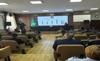 Заседание Жамбылского штаба по борьбе с терроризмом обсуждение средств связи и спецоборудования