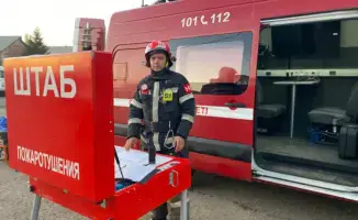 Пожарный из Алматы служит на благо страны