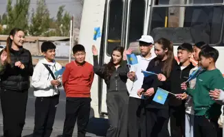 Дети военнослужащих участвуют в смене на тему науки и мировой цивилизации в центре «Балдаурен»