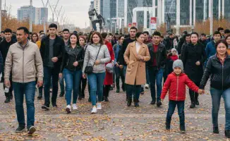 Казахстан: Регионы с убывающим и растущим населением по состоянию на сентябрь 2025 года