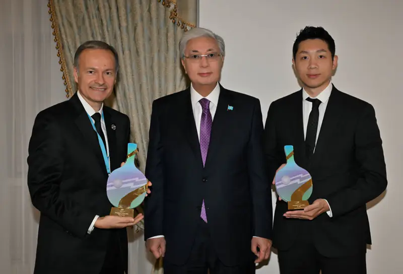 Токаев на финале первенства Азии