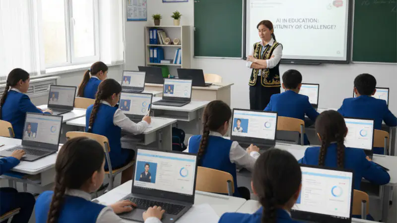 Токаев: Риски ИИ могут угрожать навыкам здравого мышления у учащихся Астане