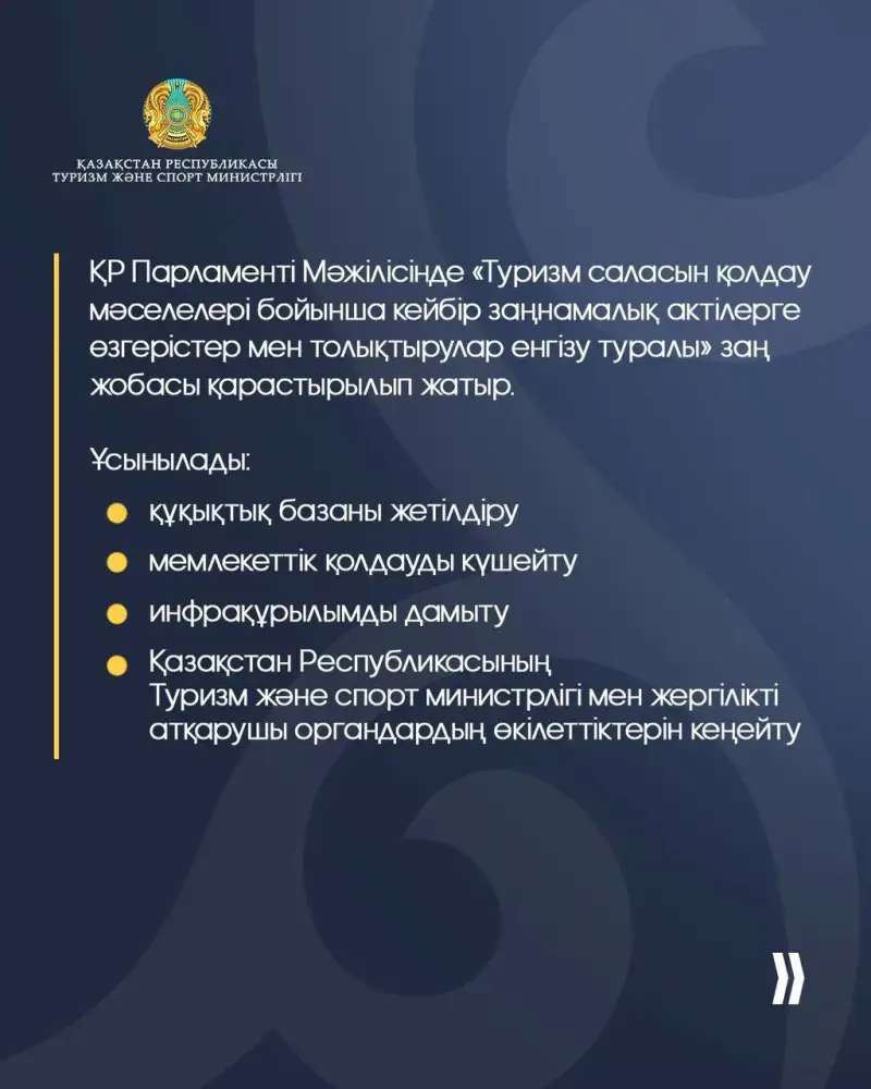 Поддержка бизнеса и развитие туристической отрасли в Казахстане Астане