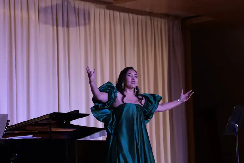 Юбилейный концерт «Анам сенсің, туған жер» в честь празднования 100-летия Нургисы Тлендиева прошел в Астане (6)