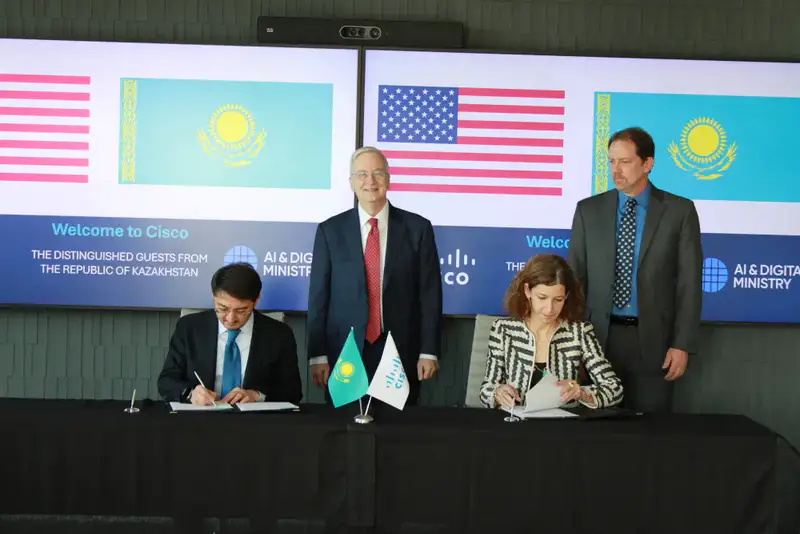 Казахстан и Cisco подписали Меморандум о сотрудничестве Астане