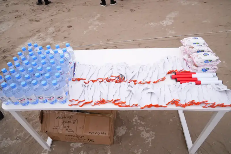 120 кг мусора убрали с прибрежных территорий школьники Кызылорды в рамках экологической акции «Экономь воду – сохраняй будущее!» (2)