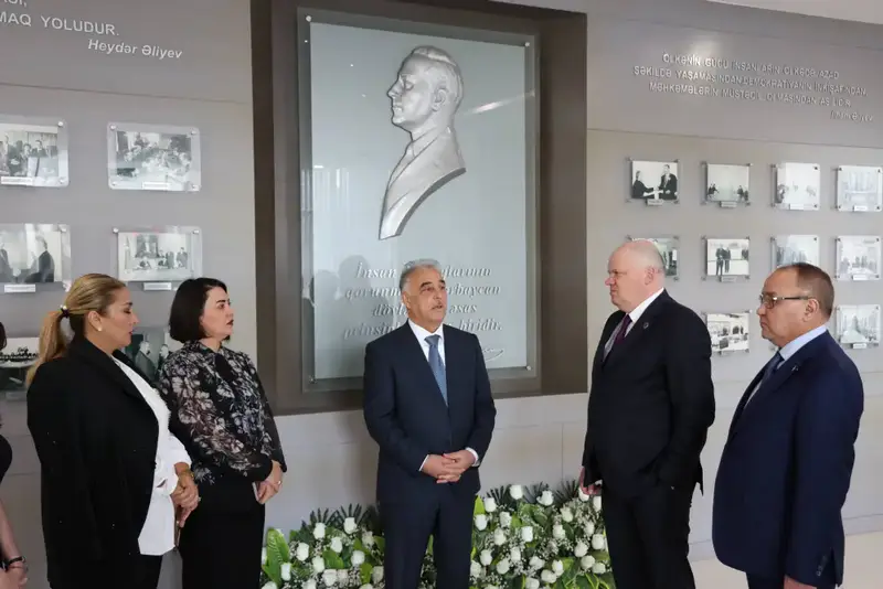 Делегация Высшего Судебного Совета Казахстана изучает опыт судебной системы Азербайджана Астане