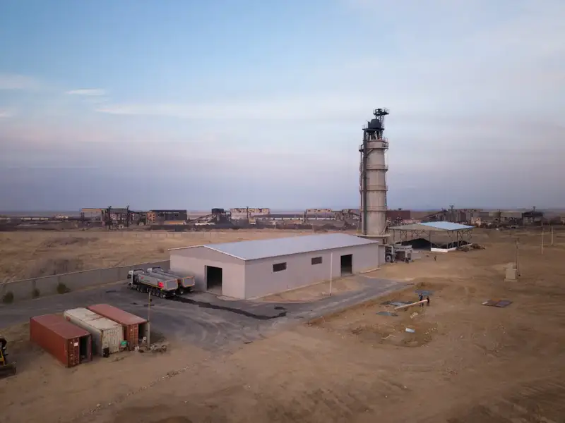 Завод по производству извести запустили в Жамбылской области (10)