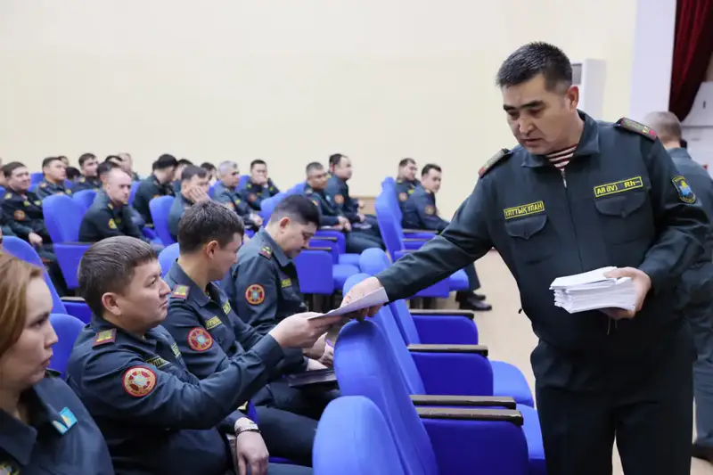 Языковая проверка: в Главном командовании Национальной гвардии проверили «пульс» государственного языка Астане