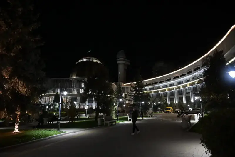 Дархан Сатыбалды осмотрел объекты вечерней подсветки (5)