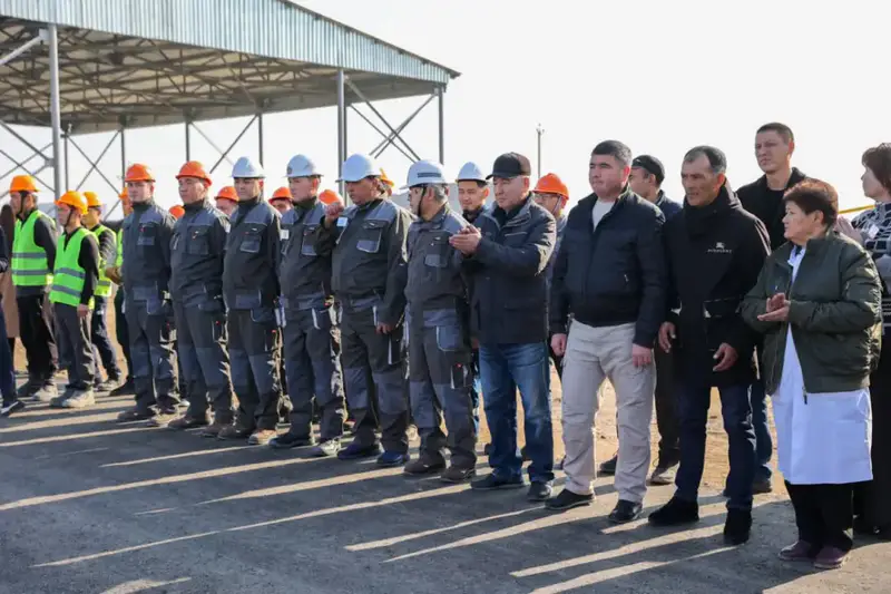 Завод по производству извести запустили в Жамбылской области (3)