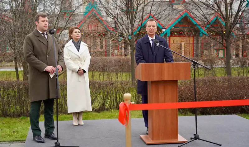 Сквер дружбы Казахстана и России открыли в Москве (2)