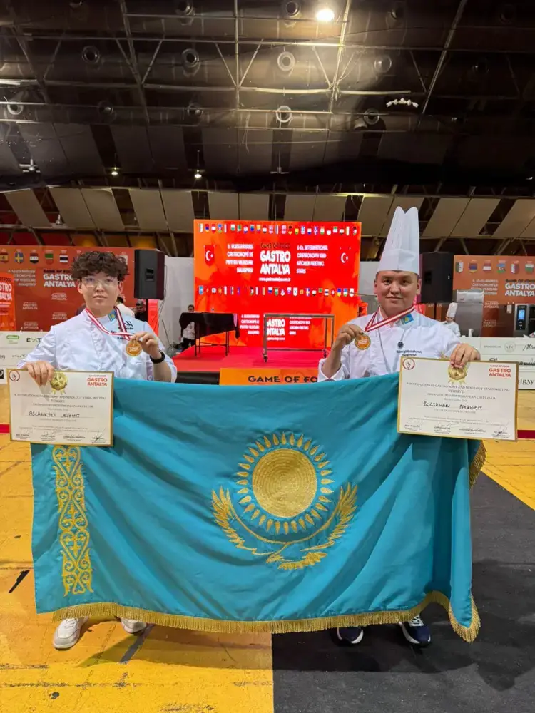 Студенты Астаны победили на международном фестивале гастрономического искусства в Турции Астане