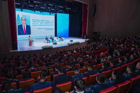 «ЗАҢ МЕН ТӘРТІП»: В ТУРКЕСТАНЕ ПРОШЕЛ ОБЛАСТНОЙ ФОРУМ ЛИДЕРОВ «ОБРАЗОВАННАЯ МОЛОДЕЖЬ – БУДУЩЕЕ СТРАНЫ» (6)