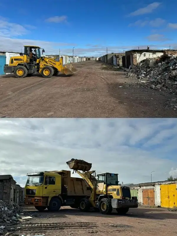 В Балхаше ликвидируют свалки и устанавливают новые контейнеры для мусора (4)