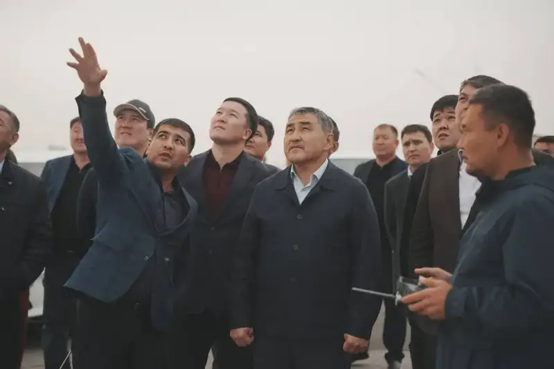 Работы по строительству соединяющих каналов для сброса изолированных водных масс в Шардаринское водохранилище ведутся в Туркестанской области (6)