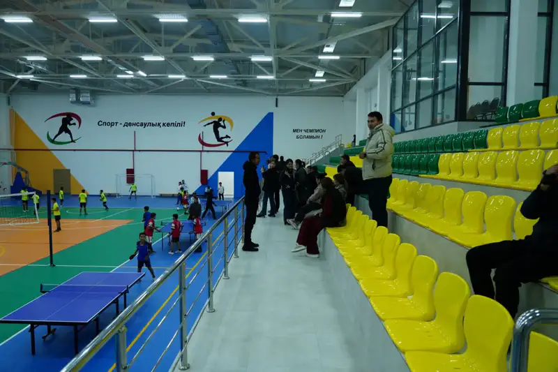 ТУРКЕСТАН: В КЕЛЕССКОМ РАЙОНЕ ОТКРЫЛСЯ СПОРТИВНЫЙ КОМПЛЕКС НА 250 МЕСТ (7)