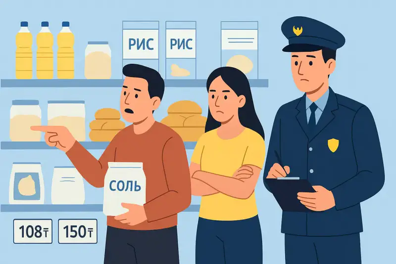 В Абайской области продолжается борьба с ростом цен на продукты: выявлены нарушения и наложены штрафы Астане