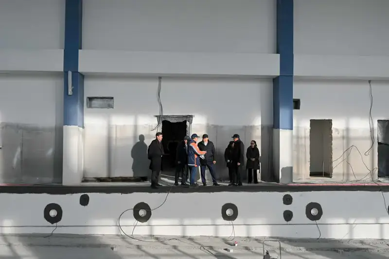 Строительство Дворца школьников на 500 мест в Семее ведется ускоренными темпами (4)