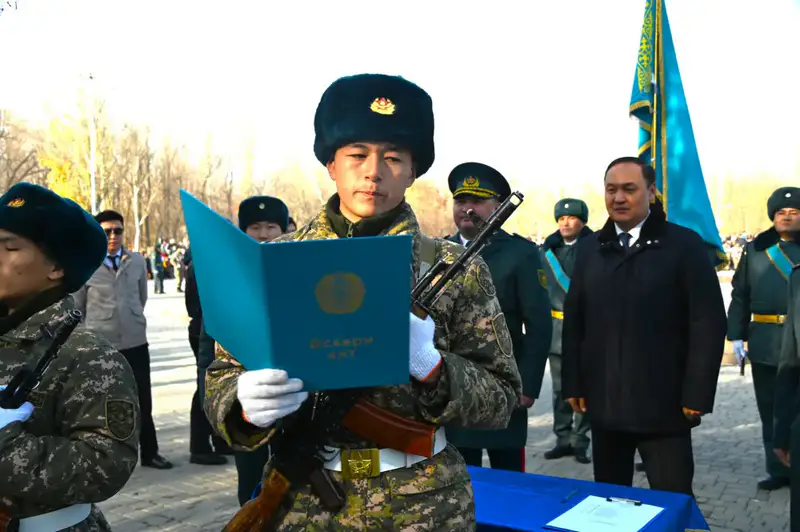 Принятие присяги новобранцами в РгК «Юг»: начало нового этапа в военной службе Астане