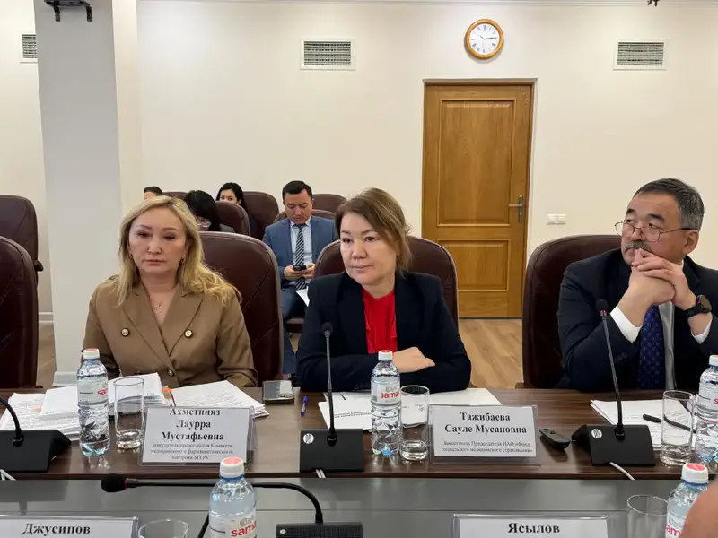 Обсуждение вопросов медицинского страхования и доступности медицинской помощи на заседании Общественного совета Минздрава Казахстана Астане