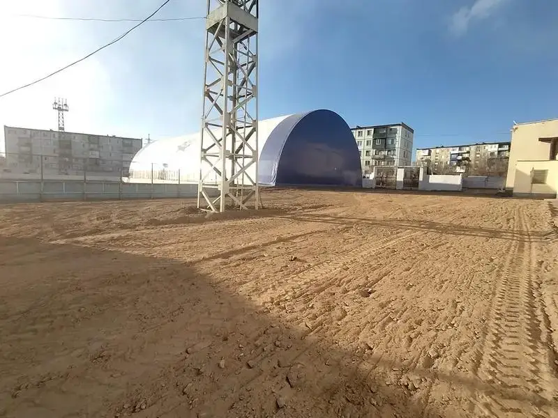 Новый модульный спортивный зал заработал в Балхаше (5)