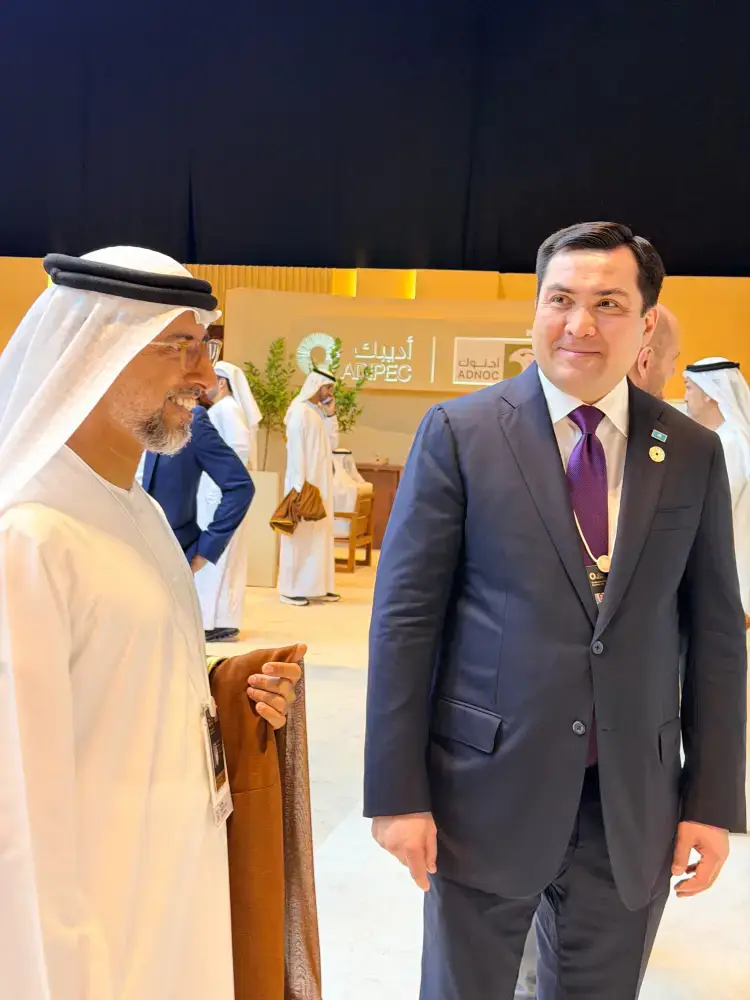 Минэнерго Казахстана укрепляет сотрудничество с мировыми лидерами нефтегазовой отрасли на форуме ADIPEC (2)