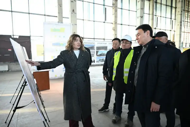 Дархан Сатыбалды проверил ход модернизации вокзала Алматы–1 (5)