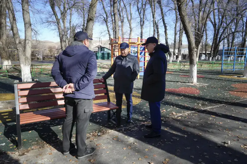 В селе Карабулак открыт новый парк «Жеңіс» в рамках программы «Таза Қазақстан» Астане
