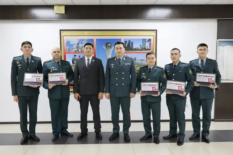 В Астане 400 гвардейцев получили сертификаты на обучение в вузах Казахстана Астане